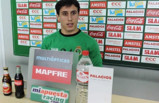 Christian, en la sala de prensa