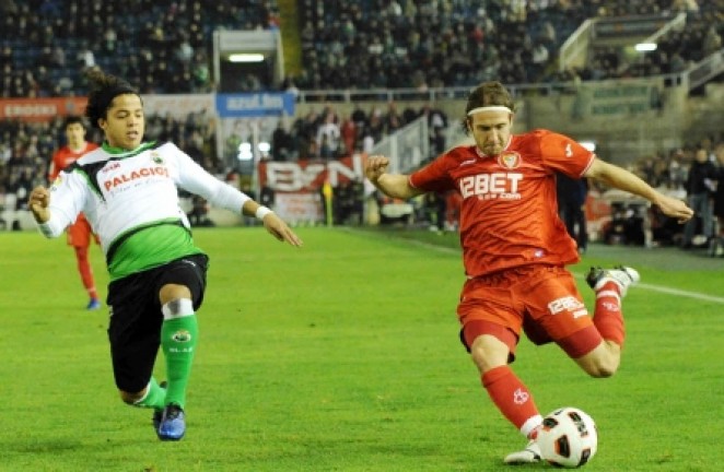 Gio jugó su primer partido en El Sardinero Gio jugó su primer partido en El Sardinero