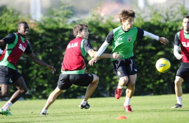 Luque, con el bal&oacute;n