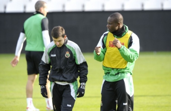 Primer entrenamiento de Babacar