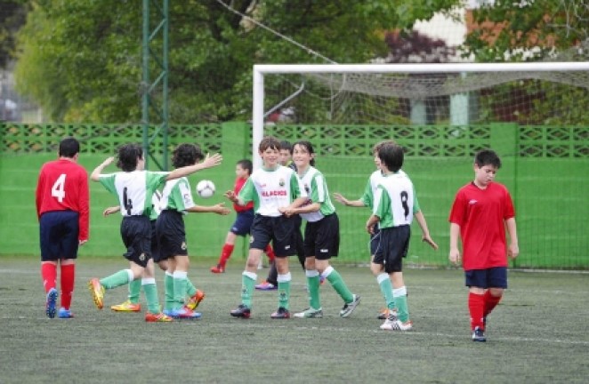 Celebración del alevín A Celebración del alevín A