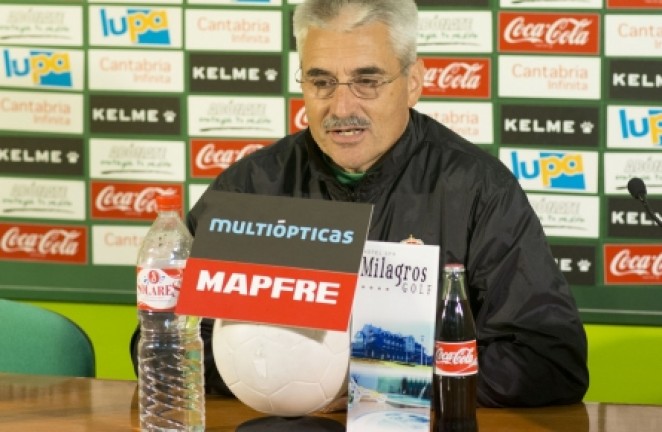 Fabri en la sala de prensa Fabri en la sala de prensa