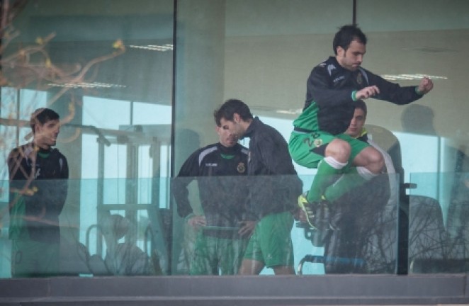 En la terraza