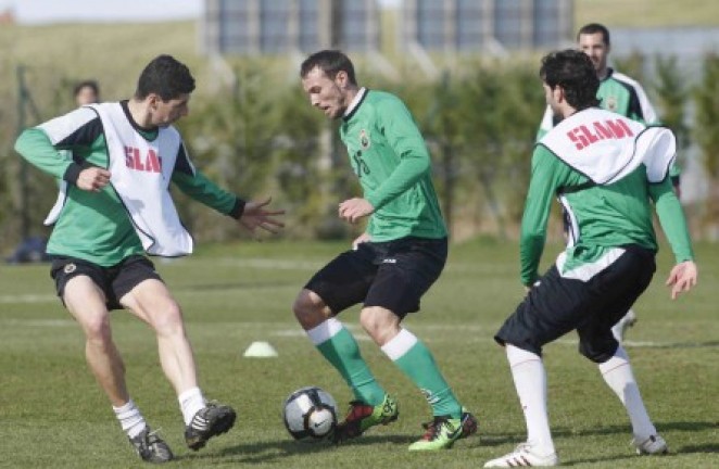 Xisco, en el entrenamiento