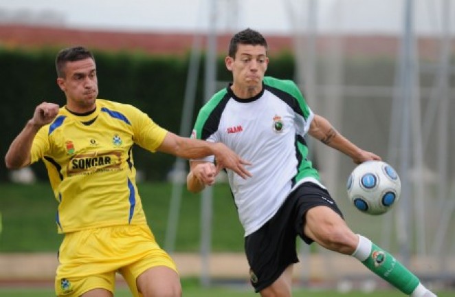 Osmar, en el choque ante la AD Alcorcón