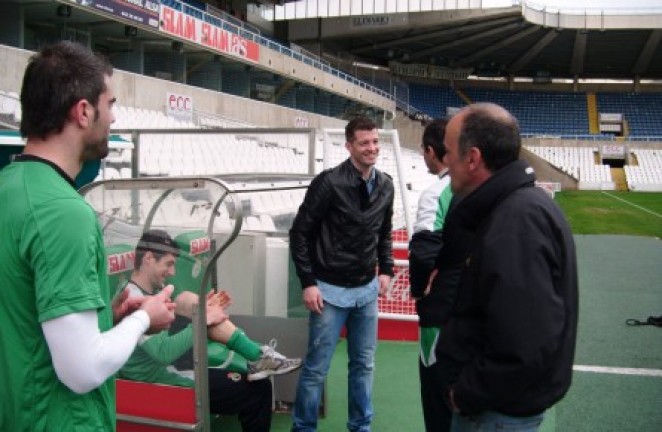 Con Torrej&oacute;n, Morat&oacute;n, Cueli y Dr. Mantec&oacute;n 