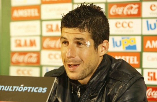 El zaguero, en la sala de prensa