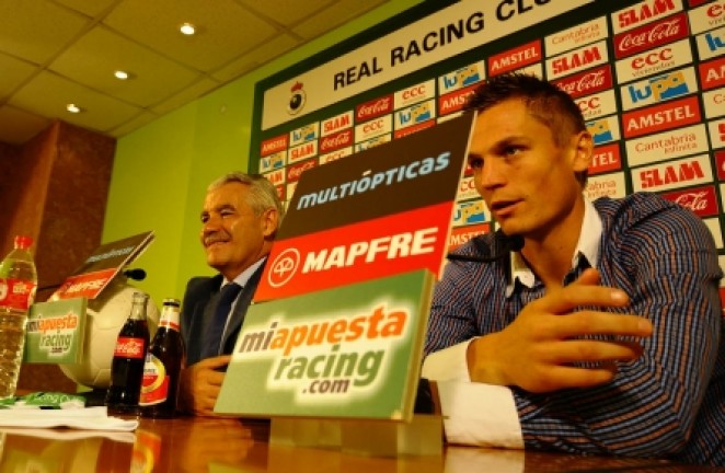 En la sala de prensa