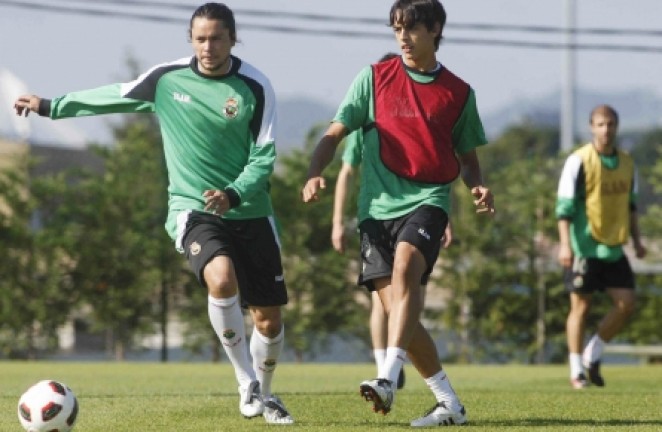 Ponce y Edu Bedia durante la sesi&oacute;n