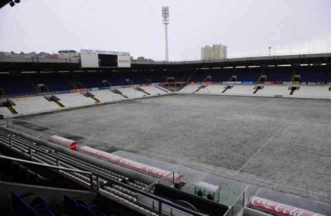 Nieve en El Sardinero