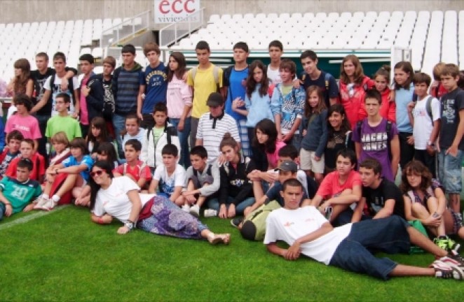 A pie de campo