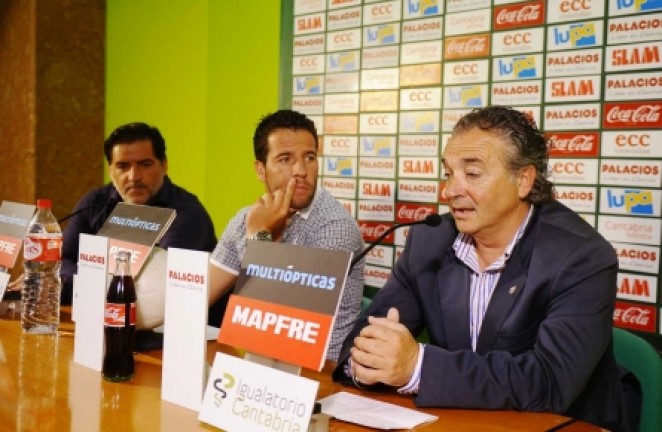 En la sala de prensa